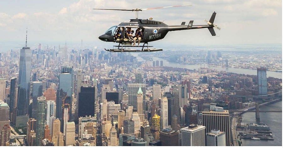 New York Helicopter Tour with Optional Doors-Off Experience