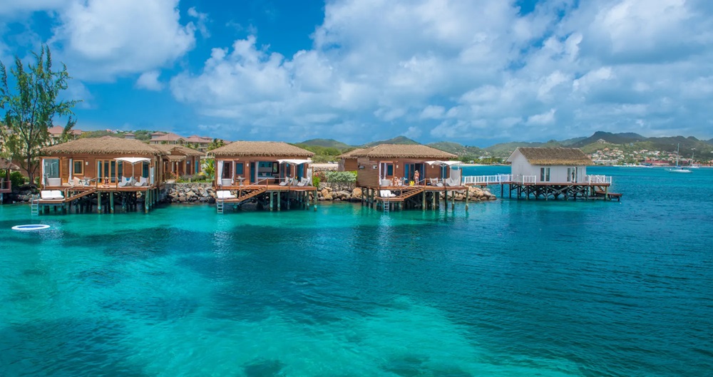 Sandals Grande St. Lucian With Over The Water Bungalows